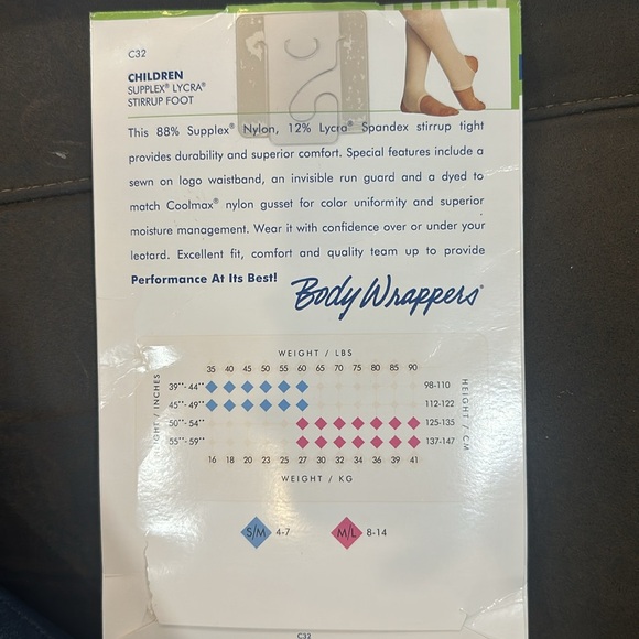 Children’s Dance Tights- 3 Pair Bundle - Picture 3 of 8